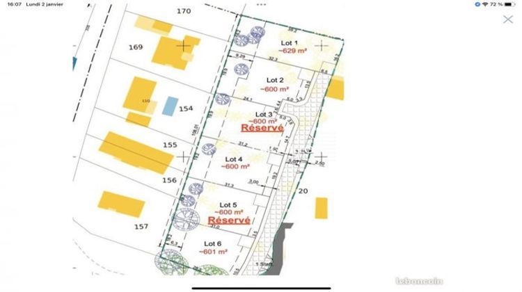 Ma-Cabane - Vente Terrain Le Teich, 600 m²