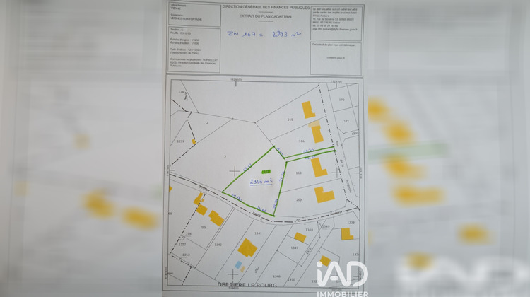 Ma-Cabane - Vente Terrain Leignes-sur-Fontaine, 2393 m²