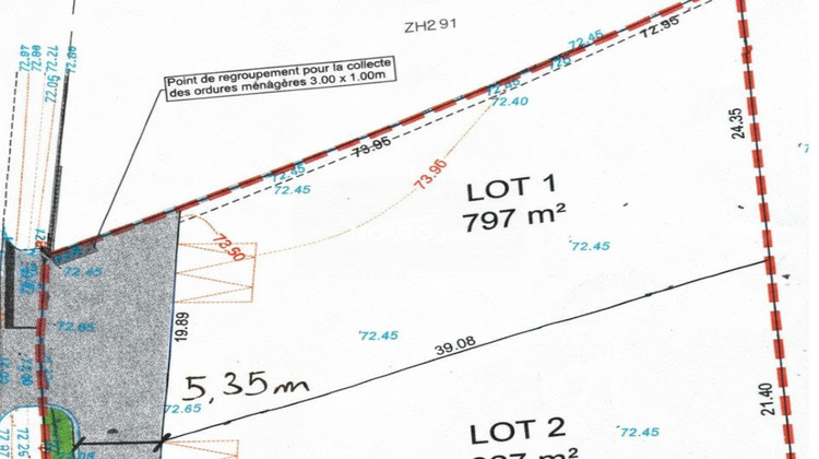 Ma-Cabane - Vente Terrain Lencloître, 797 m²