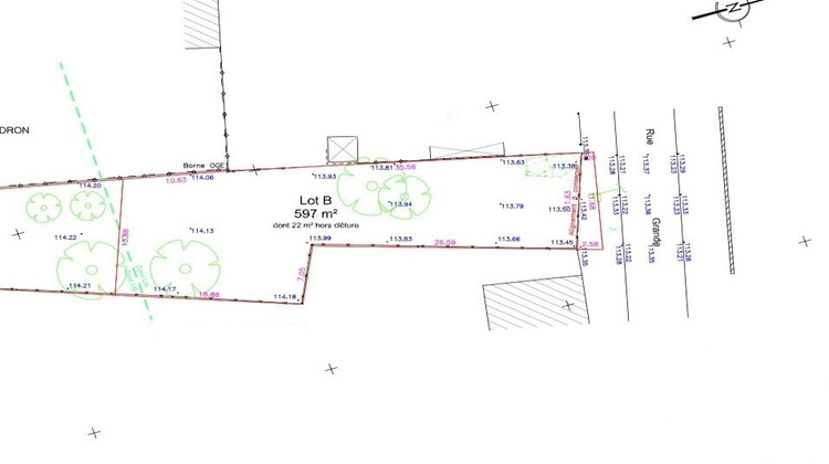 Ma-Cabane - Vente Terrain Les Écrennes, 597 m²