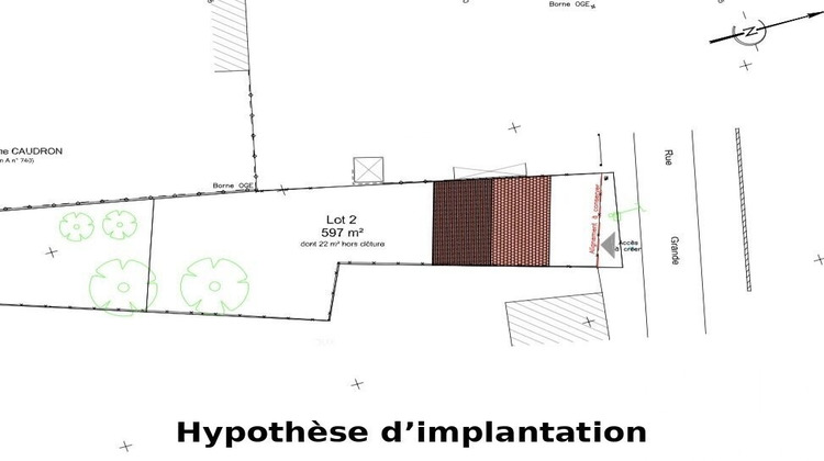 Ma-Cabane - Vente Terrain Les Écrennes, 597 m²