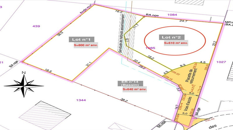 Ma-Cabane - Vente Terrain LES AVENIERES, 613 m²