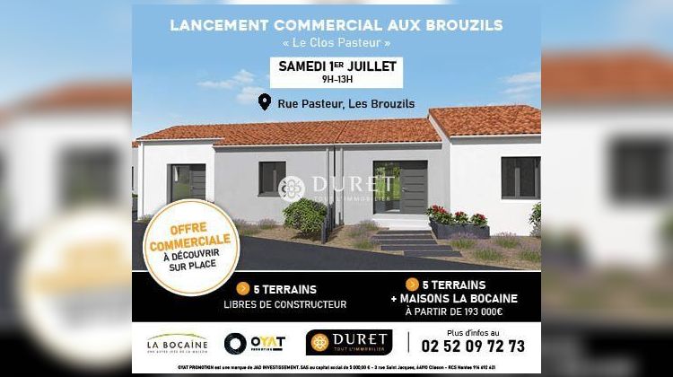 Ma-Cabane - Vente Terrain Les Brouzils, 275 m²