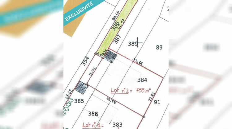 Ma-Cabane - Vente Terrain Les Gonds, 755 m²