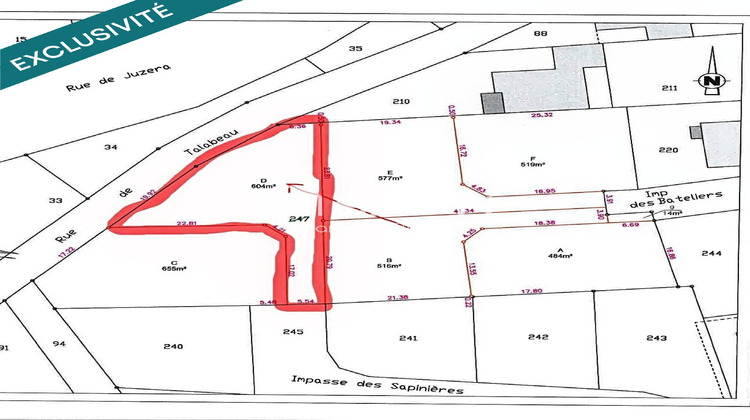 Ma-Cabane - Vente Terrain Les Martres-de-Veyre, 604 m²