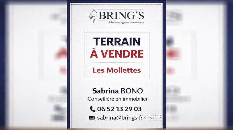 Ma-Cabane - Vente Terrain Les Mollettes, 476 m²