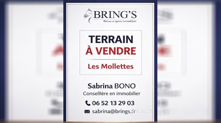 Ma-Cabane - Vente Terrain Les Mollettes, 476 m²