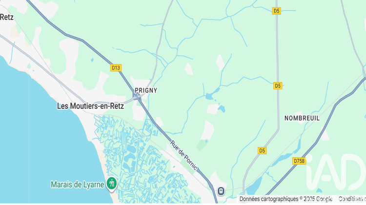 Ma-Cabane - Vente Terrain Les Moutiers-en-Retz, 1098 m²