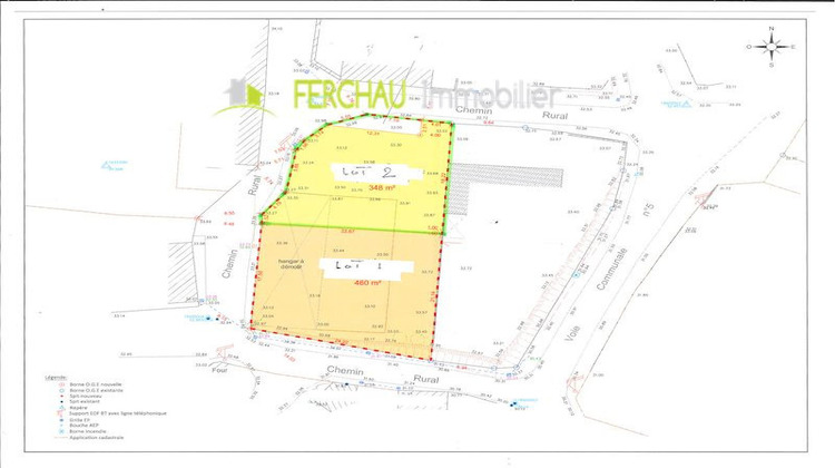 Ma-Cabane - Vente Terrain LES TOUCHES, 460 m²