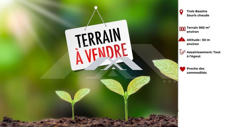 Ma-Cabane - Vente Terrain Les Trois-Bassins, 905 m²