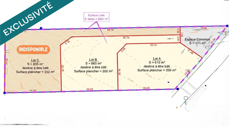 Ma-Cabane - Vente Terrain Lezat-sur-Leze, 610 m²