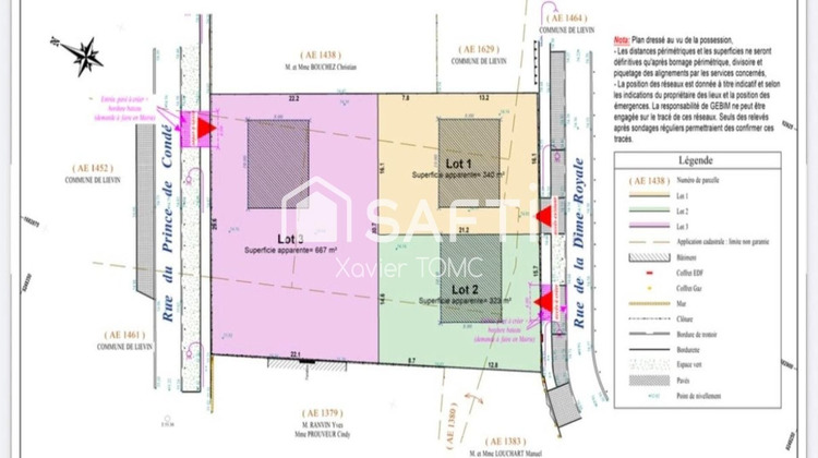 Ma-Cabane - Vente Terrain Lievin, 667 m²