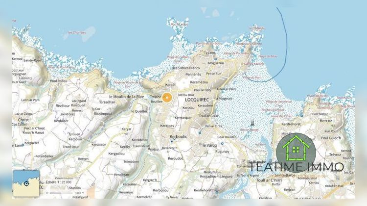 Ma-Cabane - Vente Terrain Locquirec, 626 m²