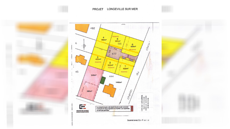Ma-Cabane - Vente Terrain Longeville-sur-Mer, 482 m²