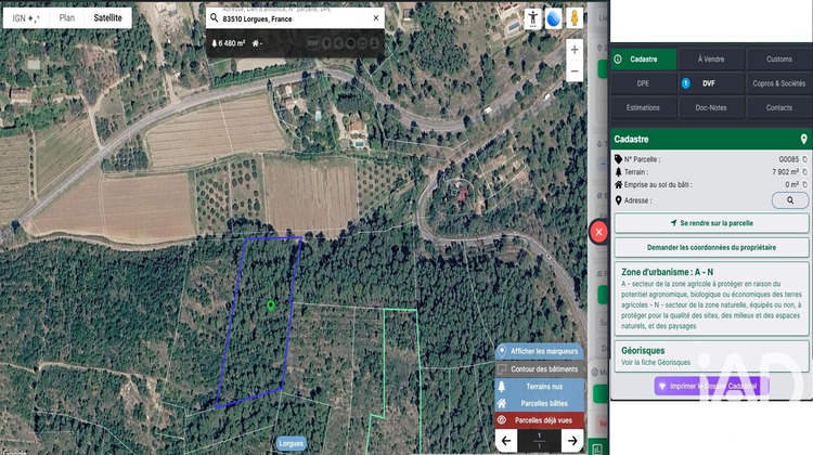 Ma-Cabane - Vente Terrain Lorgues, 7902 m²