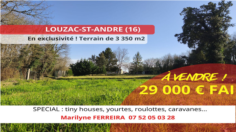 Ma-Cabane - Vente Terrain LOUZAC-SAINT-ANDRE, 3351 m²