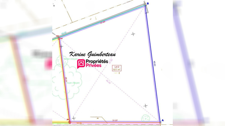 Ma-Cabane - Vente Terrain LUSSAC, 1077 m²