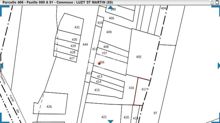 Ma-Cabane - Vente Terrain Luzy-Saint-Martin, 810 m²
