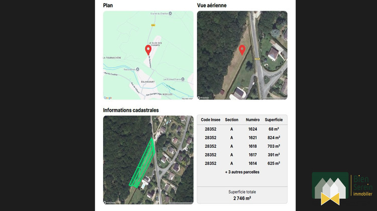 Ma-Cabane - Vente Terrain Maintenon, 2746 m²