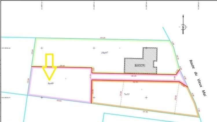 Ma-Cabane - Vente Terrain Maizeroy, 649 m²