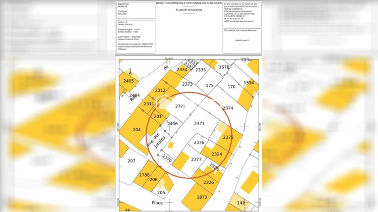 Ma-Cabane - Vente Terrain Malling, 671 m²