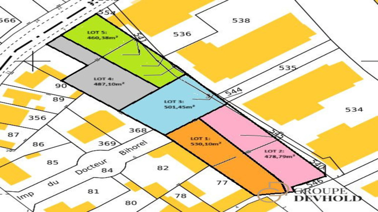 Ma-Cabane - Vente Terrain Mantes-la-Jolie, 500 m²