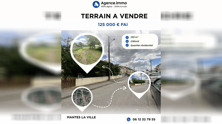 Ma-Cabane - Vente Terrain Mantes-la-Ville, 293 m²