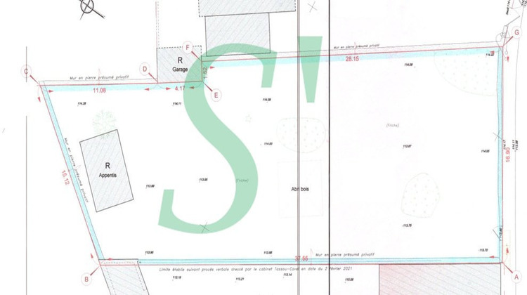 Ma-Cabane - Vente Terrain MARINES, 631 m²