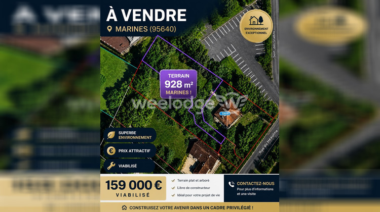Ma-Cabane - Vente Terrain Marines, 928 m²