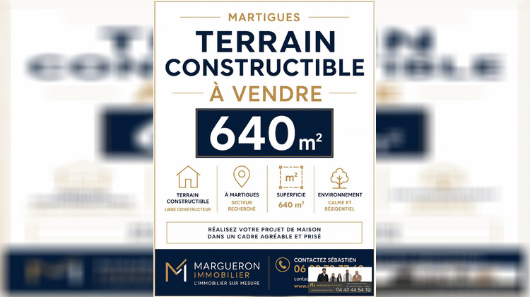 Ma-Cabane - Vente Terrain Martigues, 640 m²