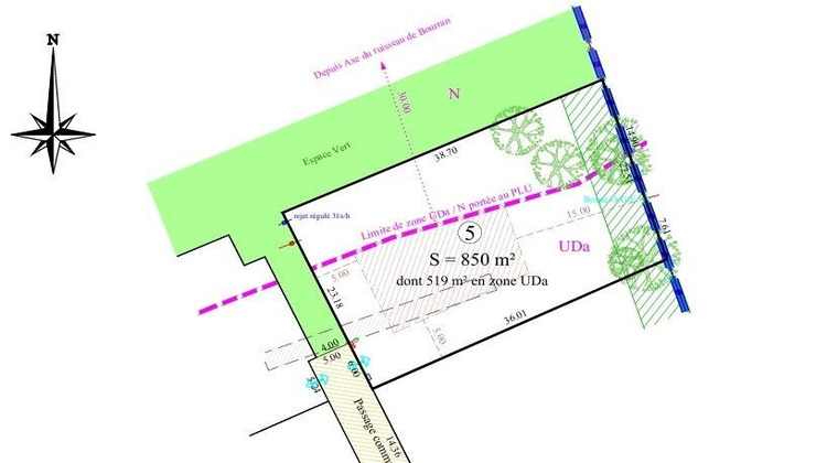 Ma-Cabane - Vente Terrain Martillac, 850 m²