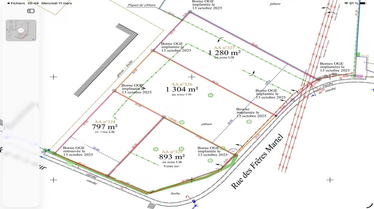Ma-Cabane - Vente Terrain MASNY, 900 m²