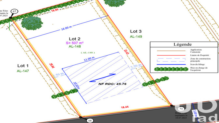 Ma-Cabane - Vente Terrain Maule, 507 m²