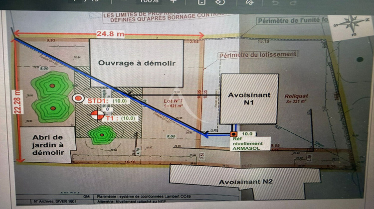 Ma-Cabane - Vente Terrain MEAUX, 620 m²