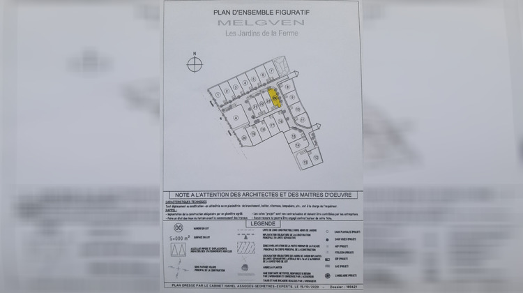 Ma-Cabane - Vente Terrain MELGVEN, 331 m²