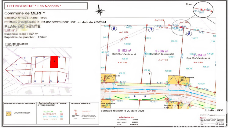 Ma-Cabane - Vente Terrain Merfy, 567 m²