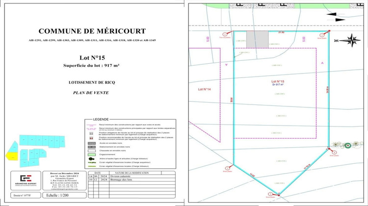 Ma-Cabane - Vente Terrain Mericourt, 917 m²