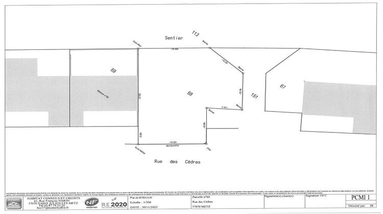 Ma-Cabane - Vente Terrain METZ, 333 m²