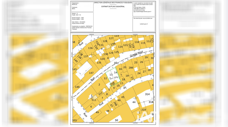 Ma-Cabane - Vente Terrain Metz, 211 m²