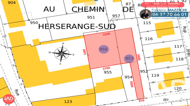 Ma-Cabane - Vente Terrain Mexy, 997 m²