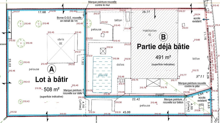 Ma-Cabane - Vente Terrain MIONS, 508 m²