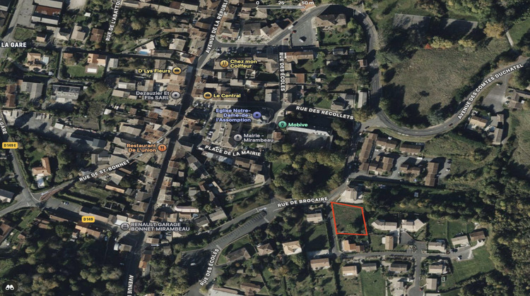 Ma-Cabane - Vente Terrain Mirambeau, 1024 m²