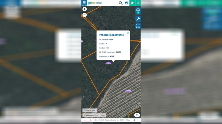 Ma-Cabane - Vente Terrain MONOBLET, 8074 m²