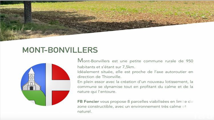 Ma-Cabane - Vente Terrain Mont-Bonvillers, 1118 m²