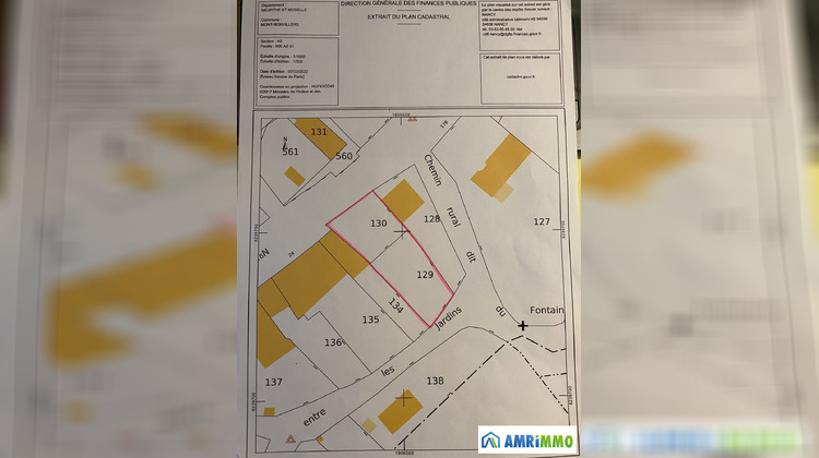 Ma-Cabane - Vente Terrain Mont-Bonvillers, 645 m²