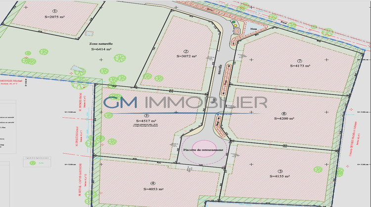 Ma-Cabane - Vente Terrain Mont-de-Marsan, 2075 m²