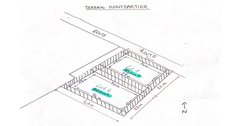 Ma-Cabane - Vente Terrain Montbartier, 750 m²