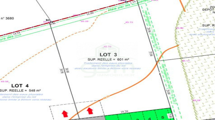 Ma-Cabane - Vente Terrain Montbazon, 601 m²