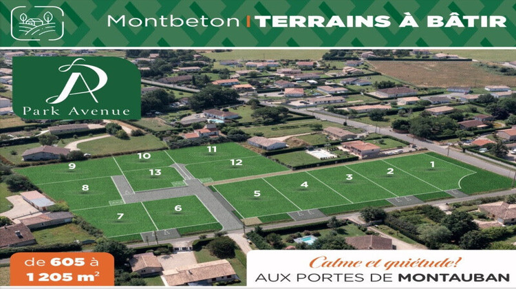 Ma-Cabane - Vente Terrain Montbeton, 585 m²