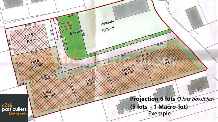 Ma-Cabane - Vente Terrain MONTECH, 6800 m²